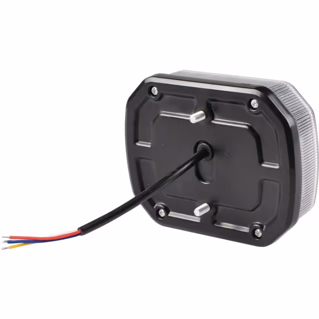 Feu arriere droit dynamique rectangle 4 fonctions led 12-24v