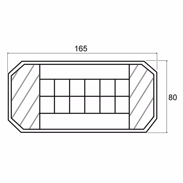 Feu arriere gauche dynamique rectangle 3 fonctions 12-24v
