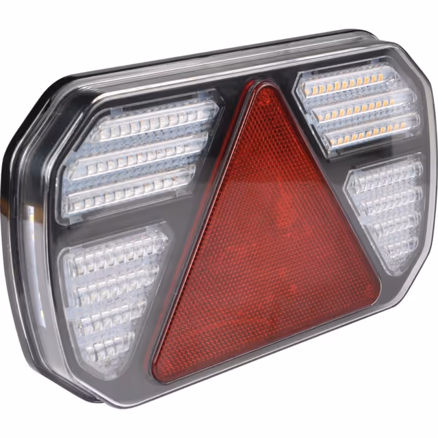 Feu arriere gauche dynamique rectangle 6 fonctions led 12-24v