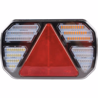 Feu arriere gauche dynamique rectangle 6 fonctions led 12-24v