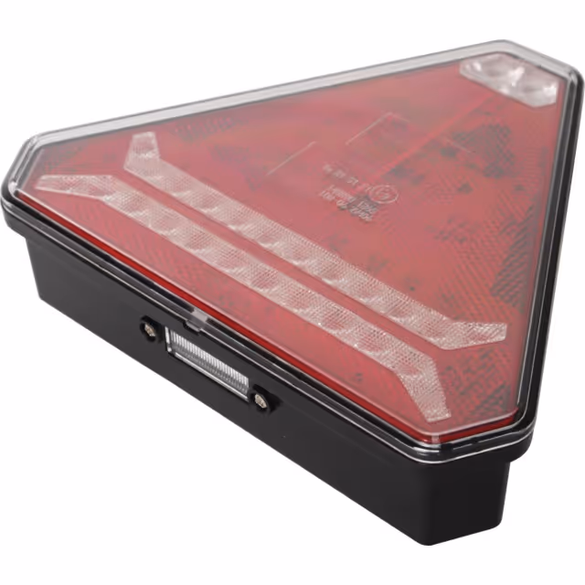 Feu arriere gauche dynamique triangle 5 fonctions 12-24v connection rapide male 8 pin techni-power