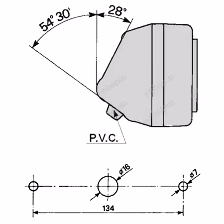Feu arrière Gauche Massey-Ferguson 2260384M1 adaptable
