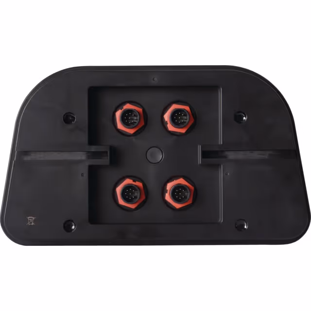 Feu arriere gauche rectangle 6 fonctions 12-24v connexion rapide male 8 pin techni-power