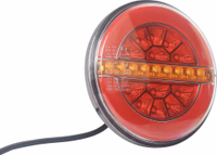 FEU ARRIERE LED 3 FONCTIONS PLAT DROIT