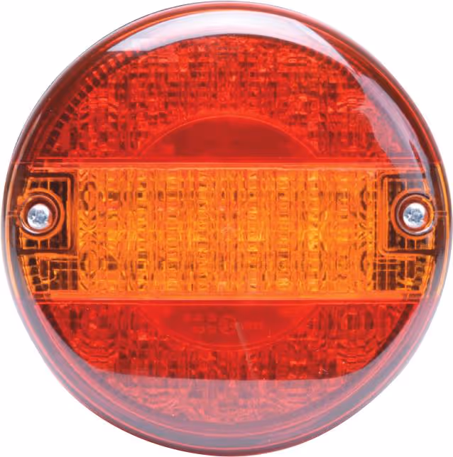 FEU ARRIERE LED PLAT 3 FONCTIONS -POSITION-STOP-CLIGN-D.140MM