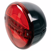 feu arriére rond, sans eclairage de plaque d'immatriculation