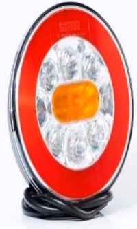 Feu arrière universel à LED 12/24V, connecteur à baïonnette 5 broches