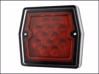 Feu arrière universel à LED 12V, 1-fonction - antibrouillard, longueur du câble 1m