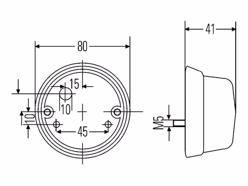 Feu clignotant, Gauche/Droit - ref 2BA001259-611