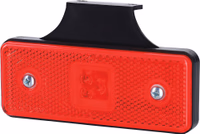 FEU DE GABARIT AVEC CATADIOPTRE RECTANGULAIRE ROUGE LED