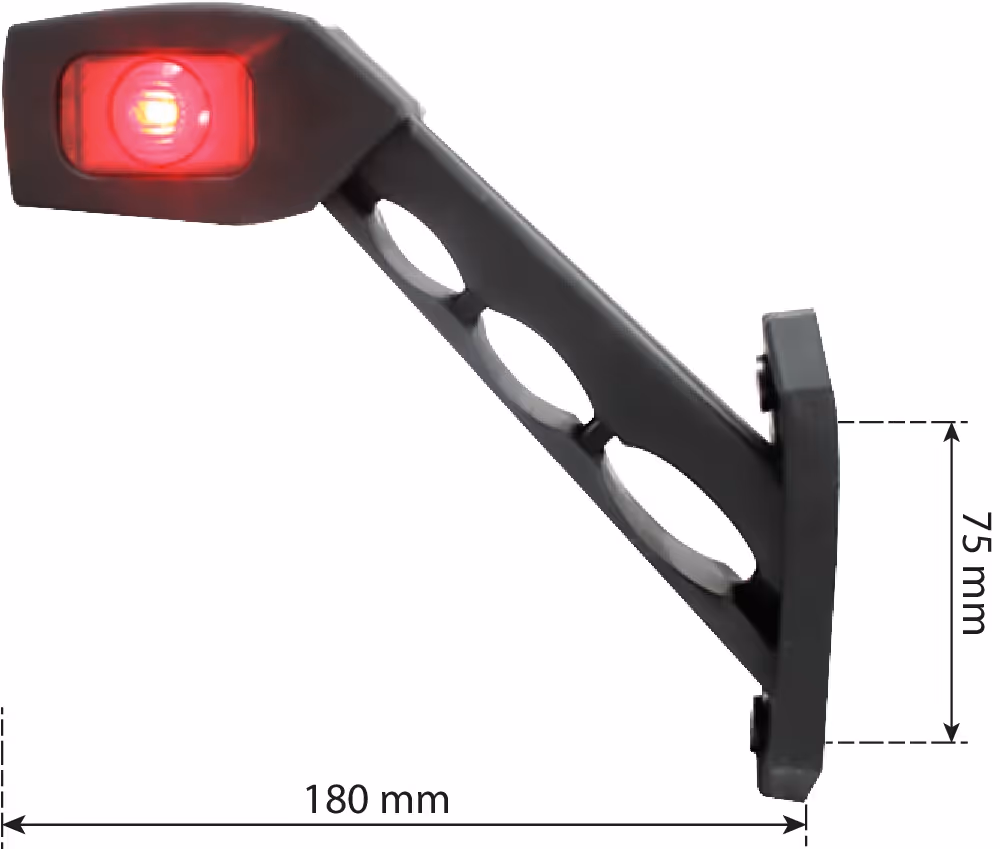 FEU DE GABARIT INCLINE 3 FONCTIONS A LED  / COTE GAUCHE