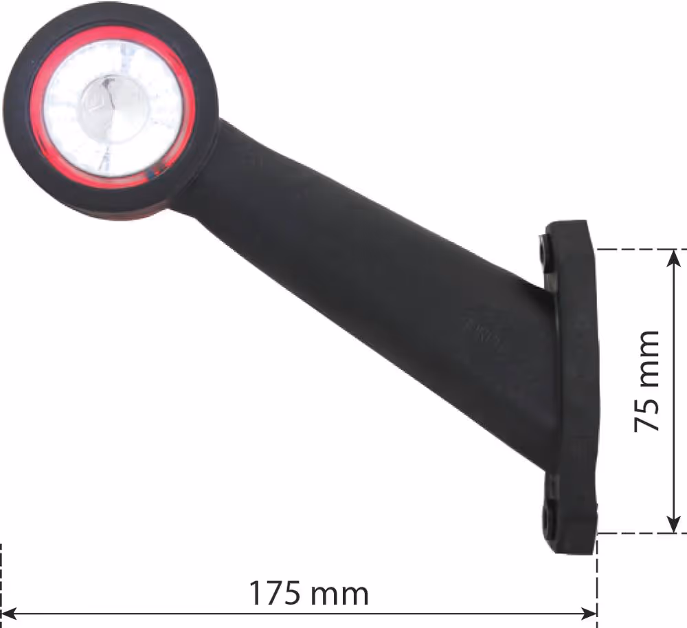 FEU DE GABARIT INCLINE BICOLORE A LED  / COTE GAUCHE
