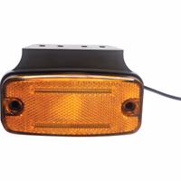 Feu de gabarit orange 2 led 12/24v connexion rapide male 8 pin techni-power
