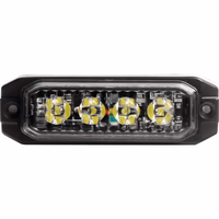Feu de penetration orange 4 leds 12-24v connexion rapide 8 pin techni-power