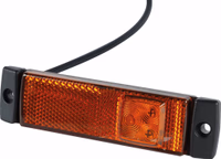 FEU DE POSITION ORANGE A FIXER 130X32MM