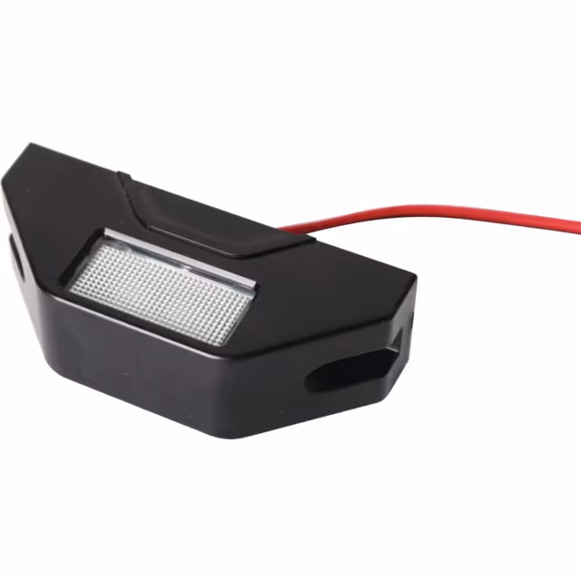 Feu eclaireur de plaque led 12/24v  connexion rapide male 8 pin techni-power