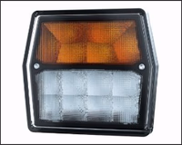 Feu multifonction, avant, universel, 2-fonctions position/clignotant, connecteur à baïonnette 5 broches