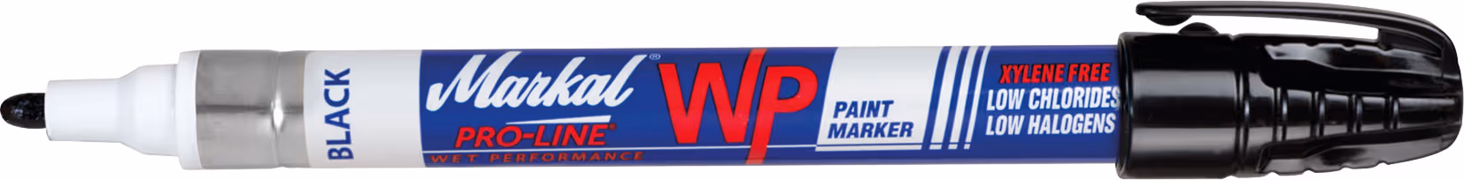 Feutre a peinture indelebile surf.mouillee noir markal