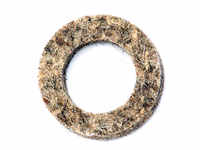 Feutre axe de pédale de frein. 26mm x 41mm x 6mm.