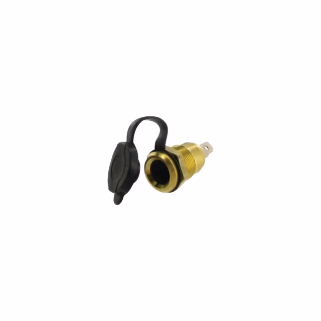 Fiche bipolaire femelle metal avec capuchon blister