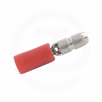 Fiche circulaire rouge 4 mm