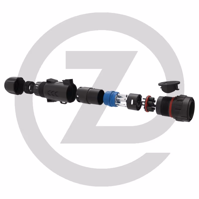 Fiche ISOBUS (IBIC) 12 V - 16 mm² | 9 pôles