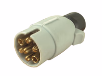 Fiche mâle 7 broches pour caravane - Vendu par 2