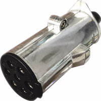 FICHE MALE 7 PLOTS ALU 24V TYPE N /coque