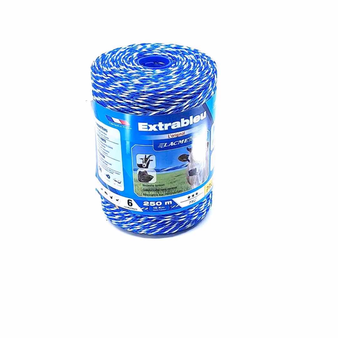 Fil de clôture EXTRABLEU 250M Bobine bleu 
