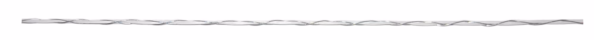 Fil de clôture torsadés 2mm 200m economyline blanc 