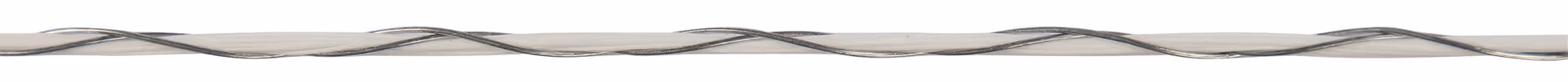 Fil de clôture torsadés 2mm 200m economyline blanc 