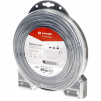 Fil de coupe Ø 4mm 23m carré Titanium Power gris Kramp