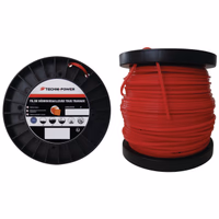 Fil de debroussailleuse carre ø 2,4 mm bobine 207m techni-power