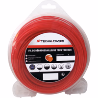 Fil de debroussailleuse rond ø 2 mm blister de 15m techni-power