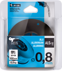 Fil MIG plein alu AlSi12 ER4047/S Al 4047 Ø 0,8 mm - Bobine S100/0,5 kg