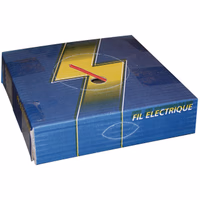 Fil monoconducteur rouge 1.5mm² devidoir boite de 50m