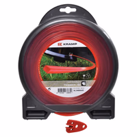 Fil nylon carré 3 mm - L44m + coupe fil