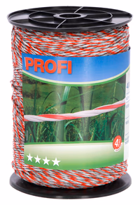 Fil Profi 9x0,25 TriC 400m blanc/rouge