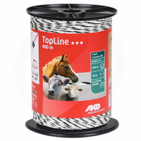 Fil TopLine+ bl./noir 3mm 400m