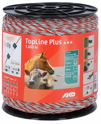 Fil TopLine Plus blanc/rouge, 1000m, 9x0,25mm