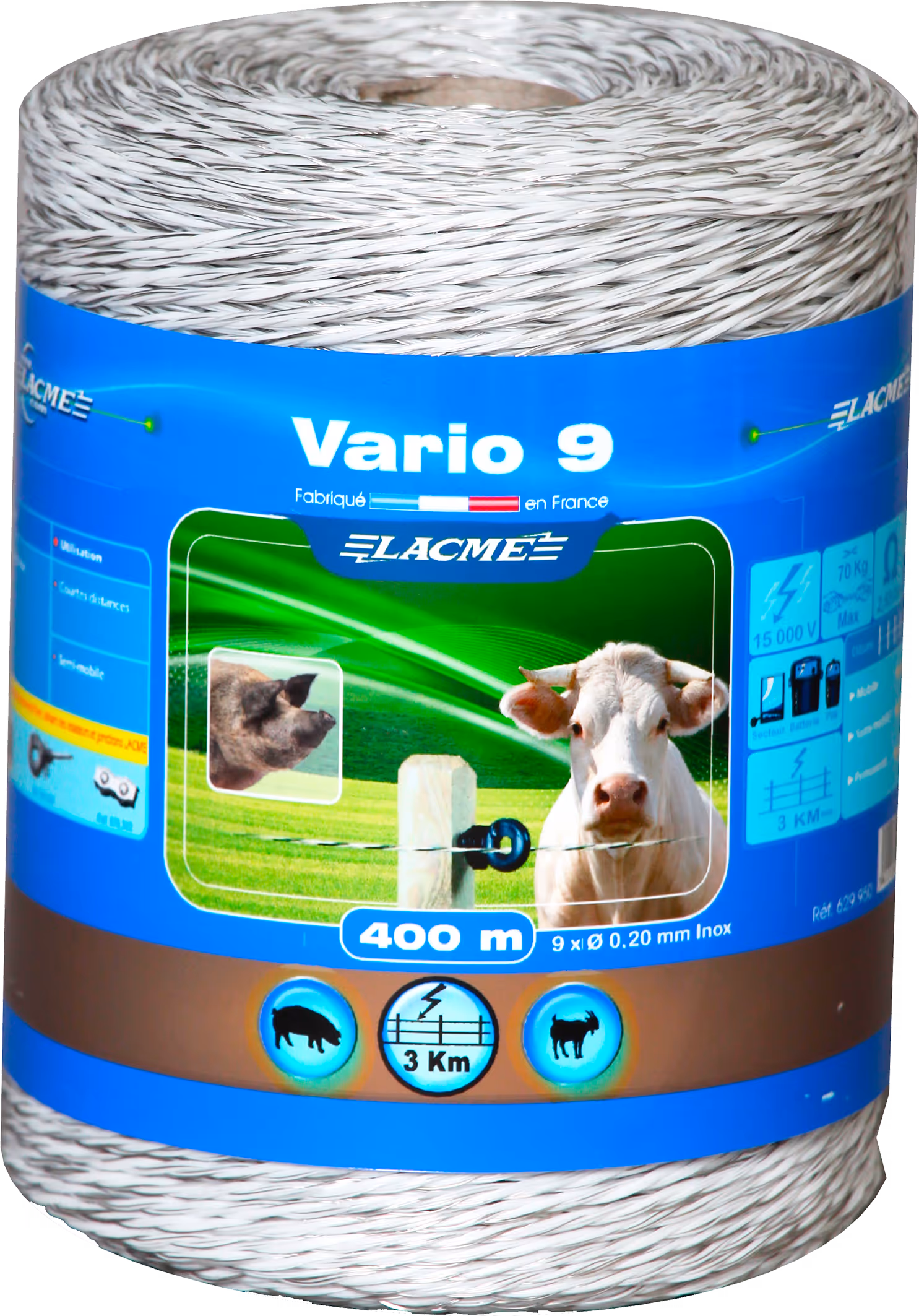 FIL VARIO 9*20 - 400M Bobine 