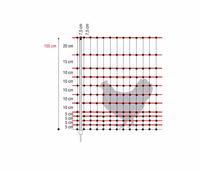 FILET VOLAILLE ÉLECTRIFIABLE 50 M, H 105 CM HORIZONT ORIGINE