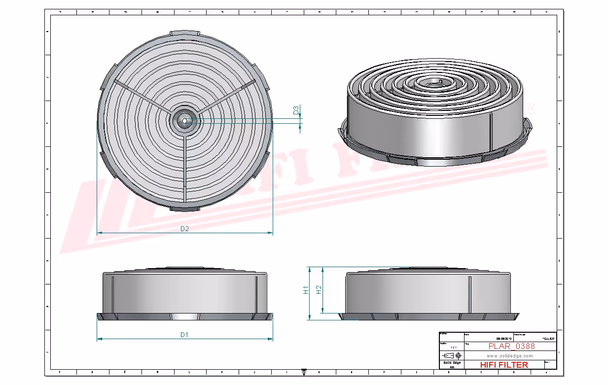 FILTRE A AIR Hifi Filter SA 1217