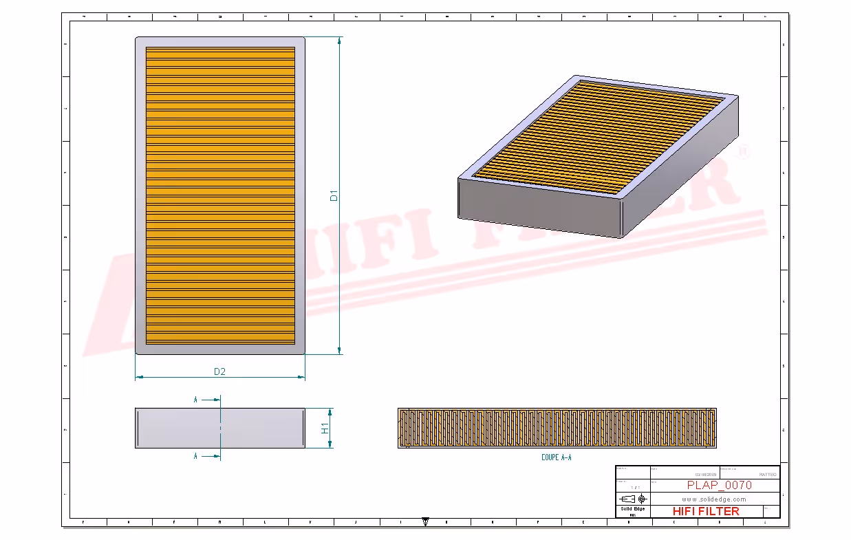 FILTRE A AIR Hifi Filter SA 13999
