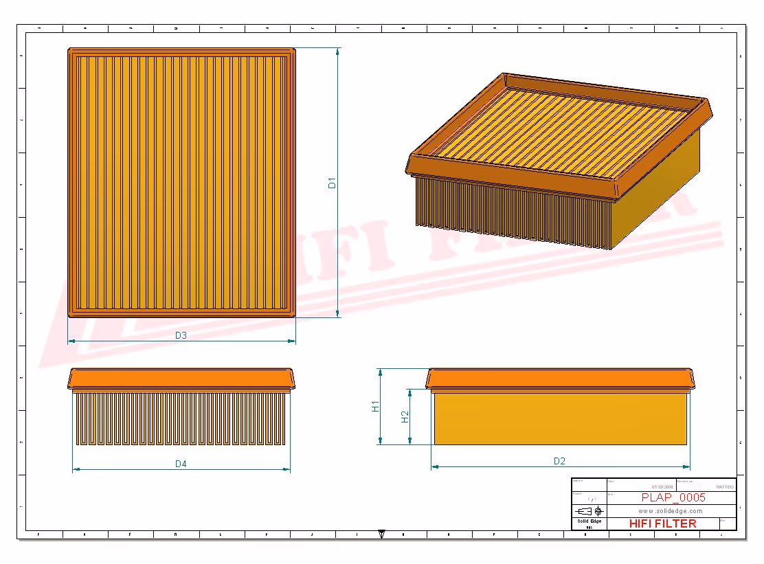 FILTRE A AIR Hifi Filter SA 5056