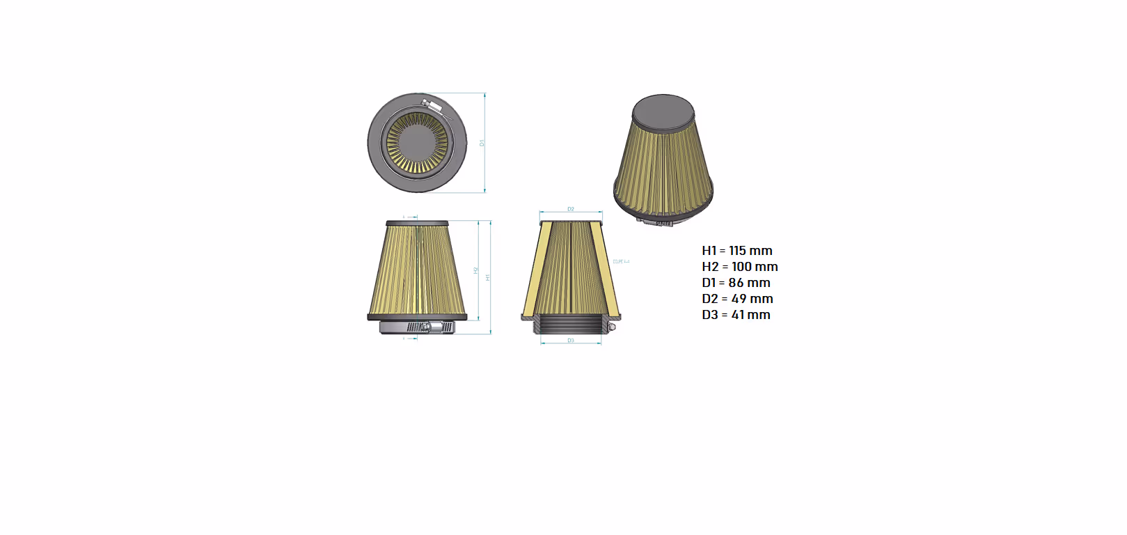 Filtre à air HR 040201