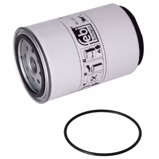 Filtre à carburant avec bagues d'étanchéité