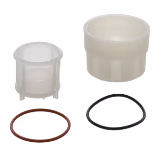 Filtre à carburant avec matériel de construction