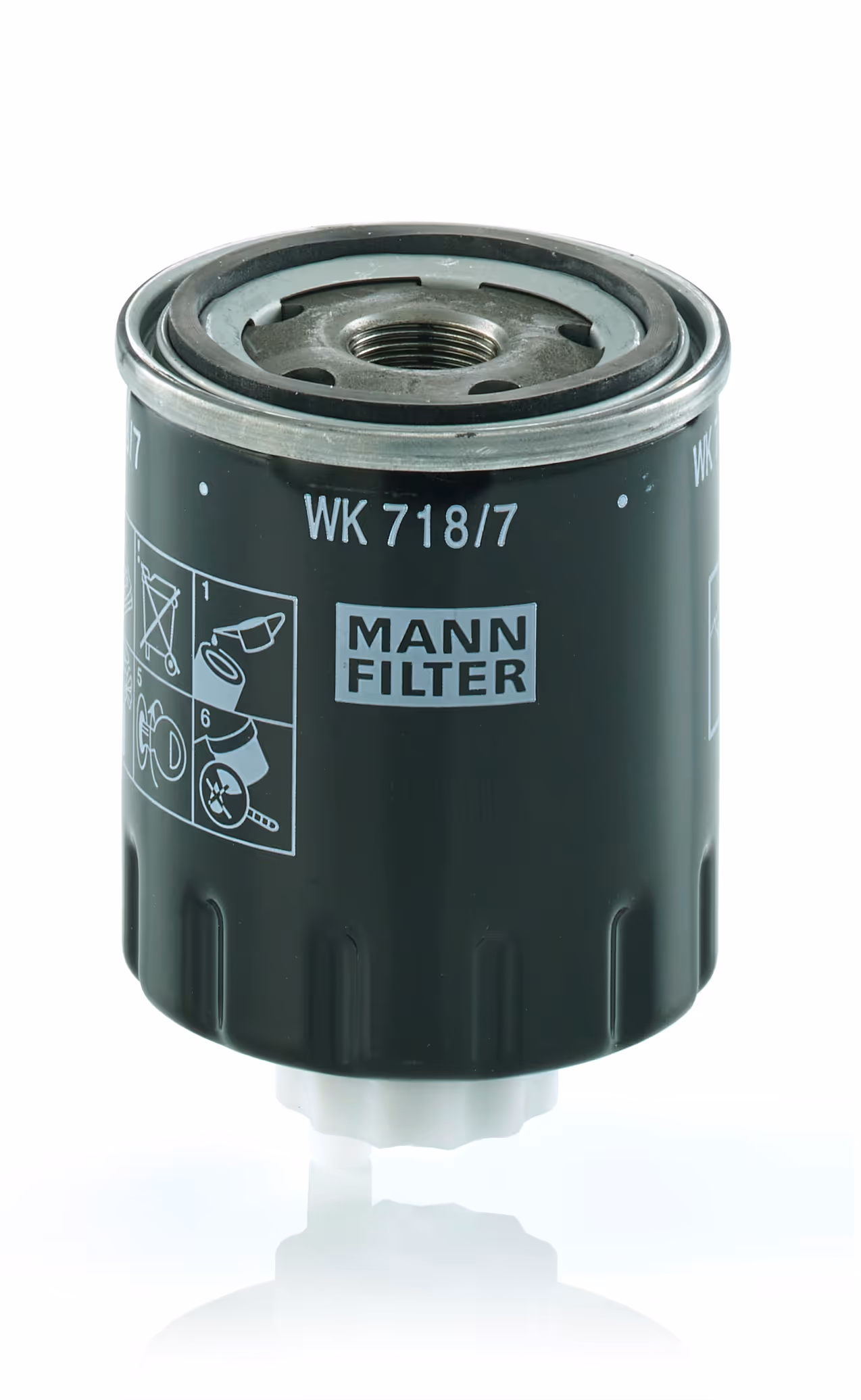 Filtre à carburant WK718/7 MANN-FILTER