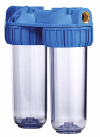 Filtre pulvérisateur à eau double 3/4'' Adaptable